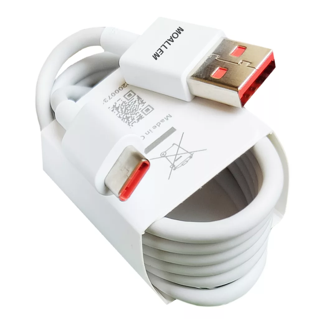 کابل تبدیل USB به USB-C معلم مدل note 9s / note 9 pro طول 1 متر