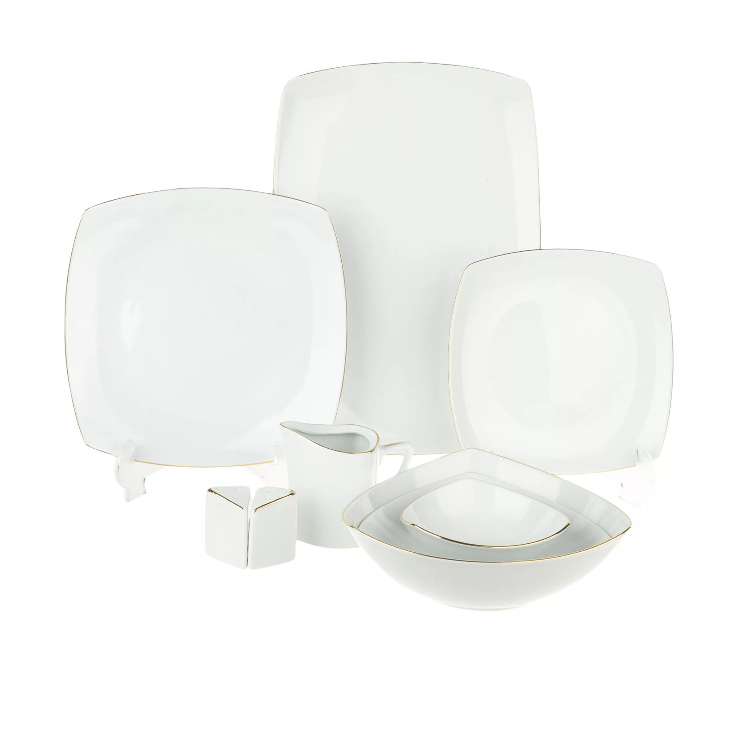 سرویس غذاخوری 30 پارچه چینی پردیس کاشان مدل پاریس کد 01