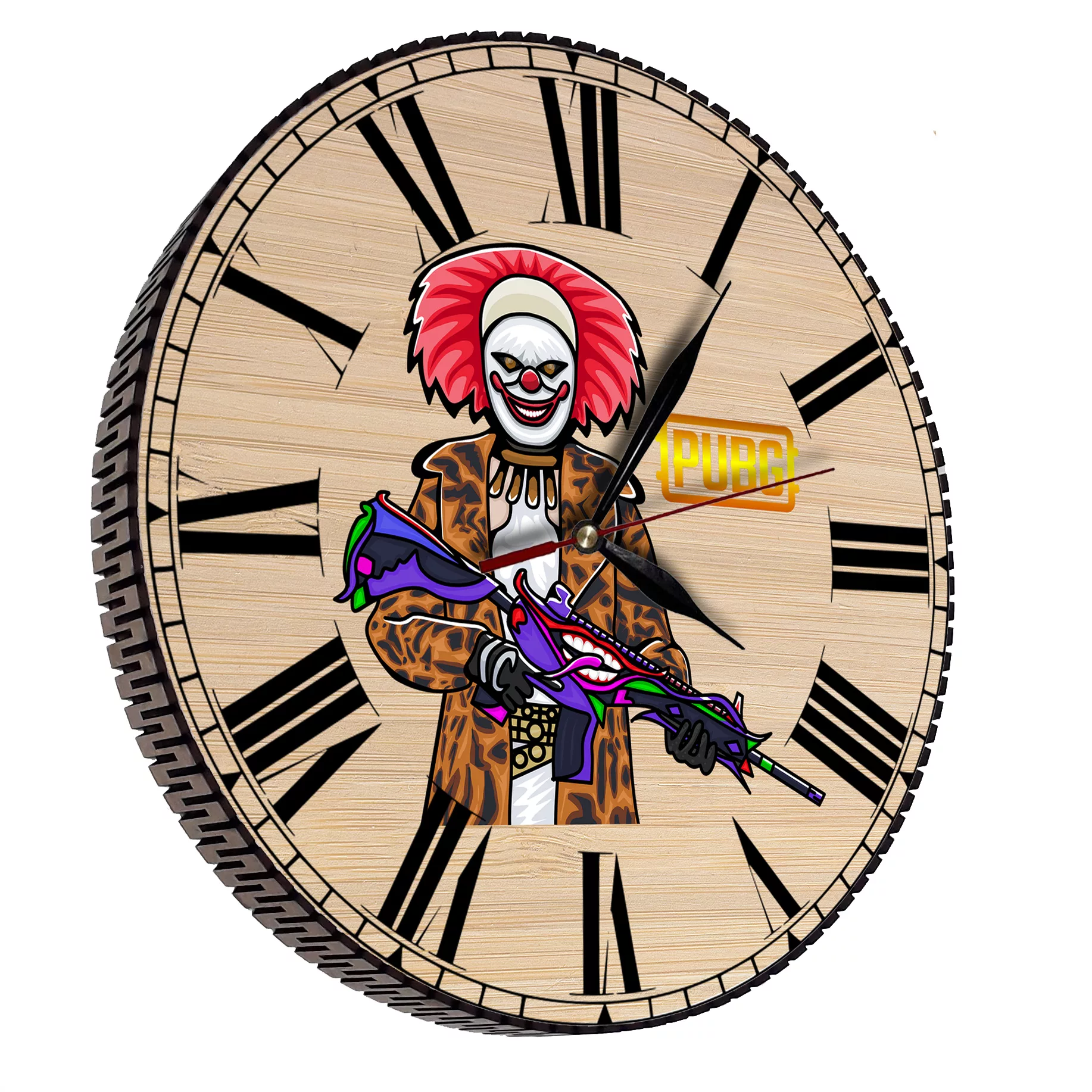 ساعت دیواری مدل پابجی ساعت دیواری مدل پابجی