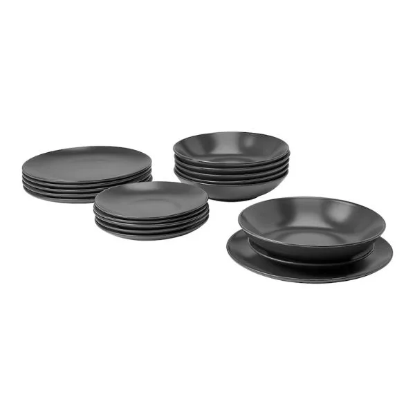 سرویس غذاخوری 18 پارچه ایکیا مدل FARGKLAR