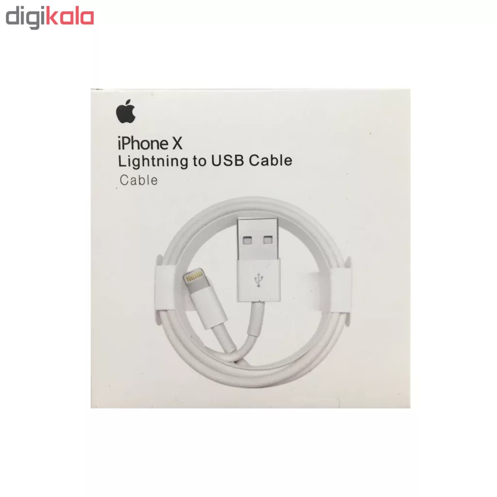 کابل تبدیل USB به لایتنینگ مدل ZM-826-0420-B طول 1 متر مناسب برای IPhone X