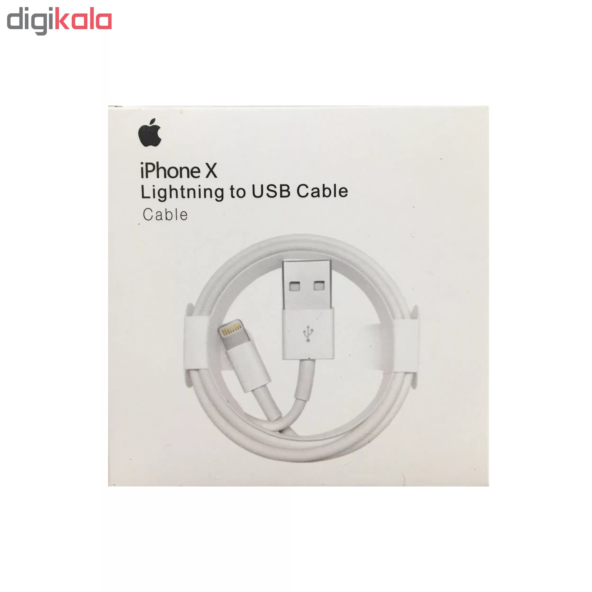 کابل تبدیل USB به لایتنینگ مدل ZM-826-0420-B طول 1 متر مناسب برای IPhone X
