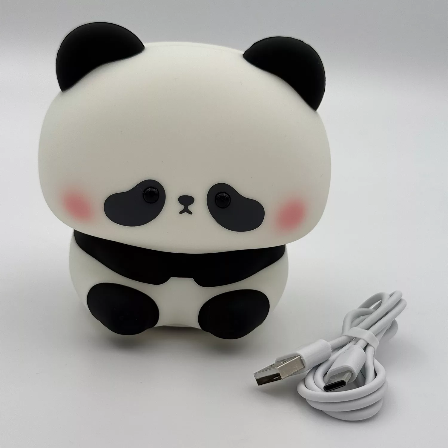 چراغ خواب اتاق کودک مدل سیلیکونی طرح پاندا نشسته کد 14585