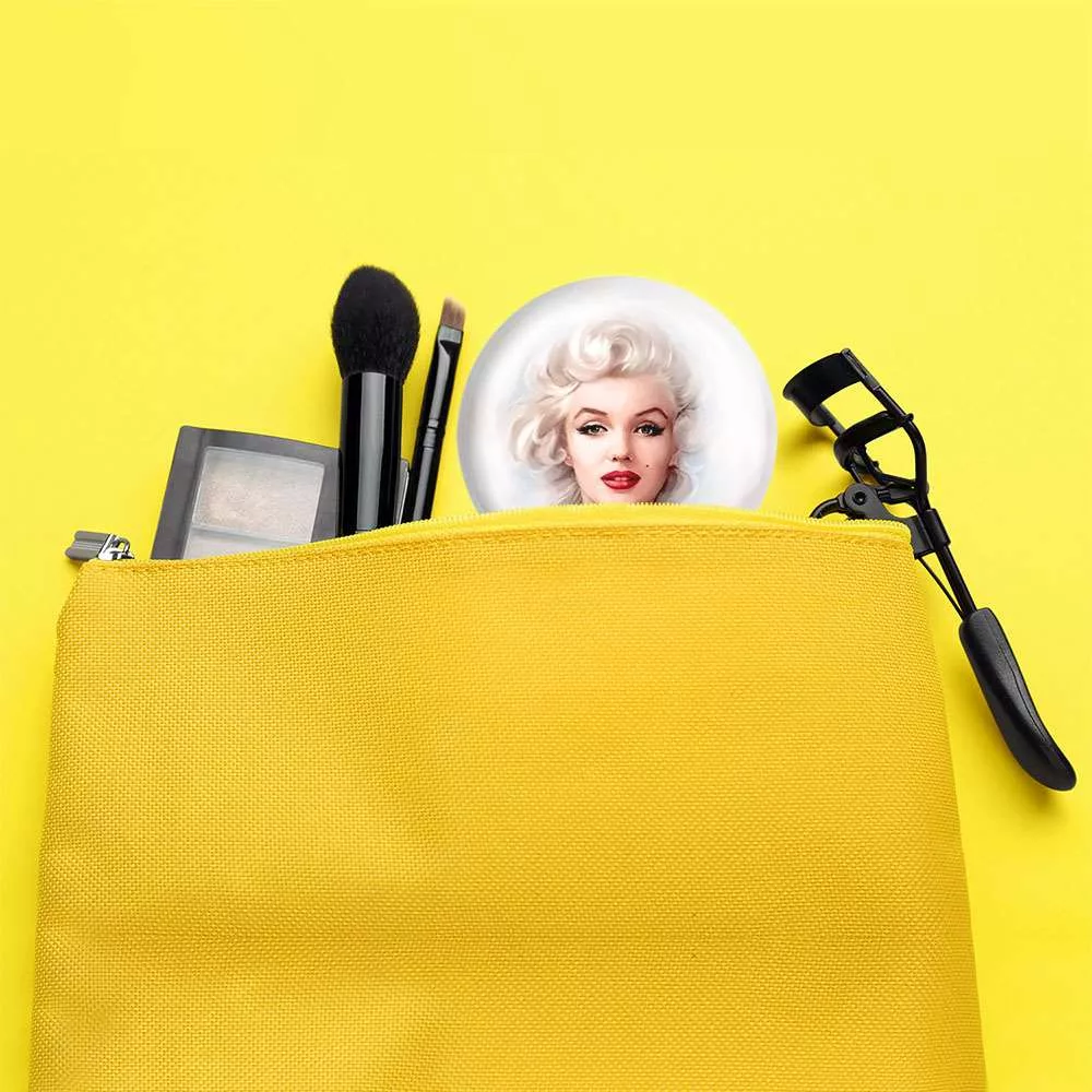 آینه جیبی خندالو طرح مرلین مونرو کد 3982