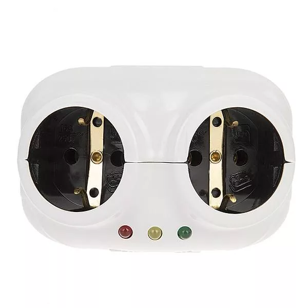 محافظ ولتاژ تیراژه مدل یخچال فریزر دوشاخه دار دو خروجی