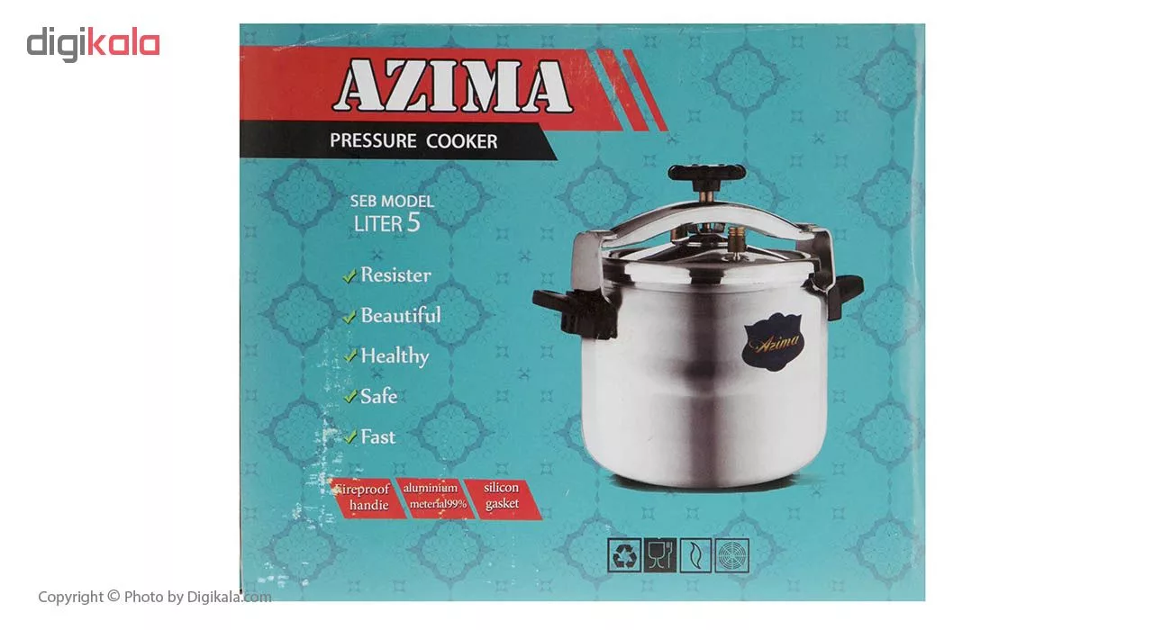 زودپز عظیما مدل H50 گنجایش 5 لیتر