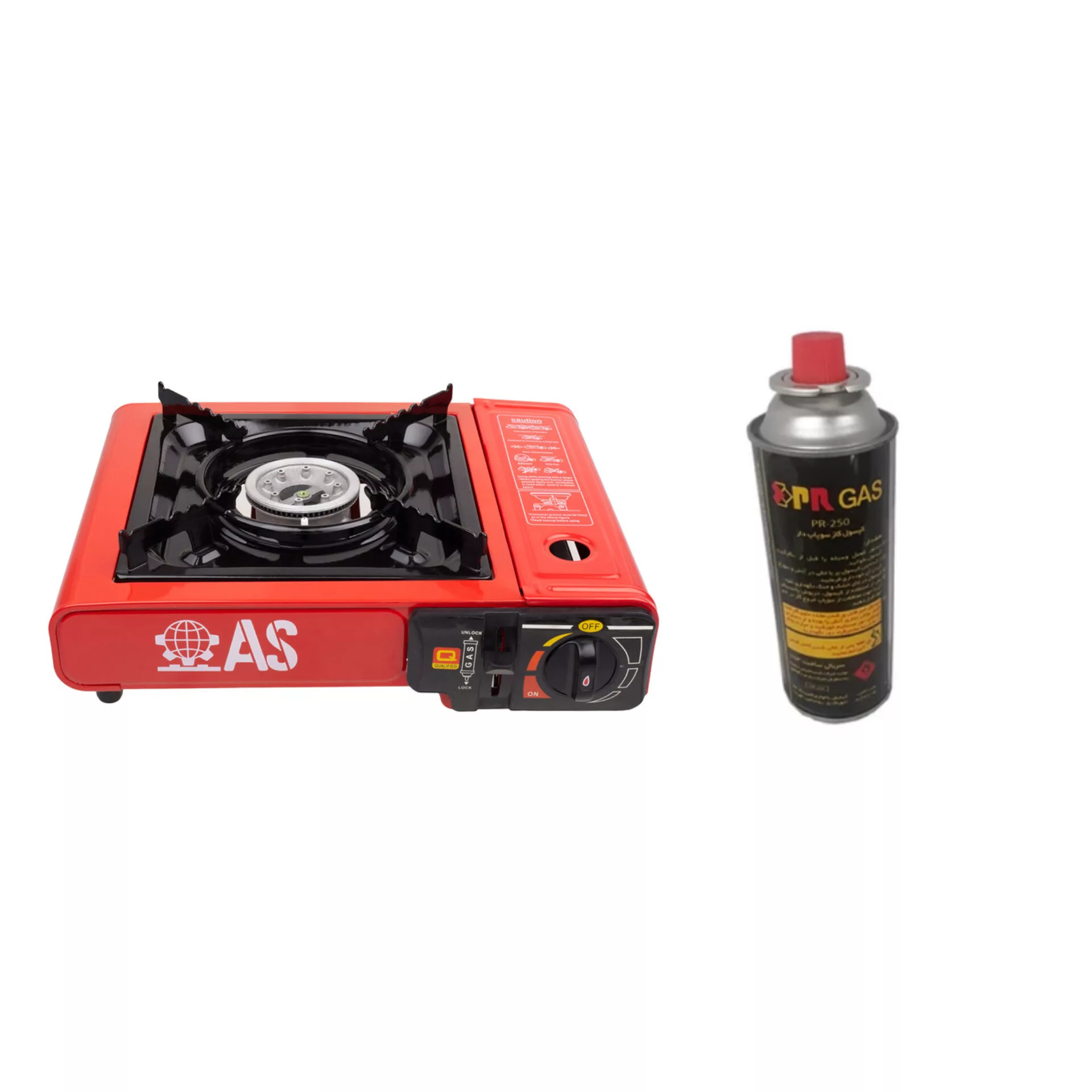 اجاق سفری مدل AS به همراه کپسول گاز سفری