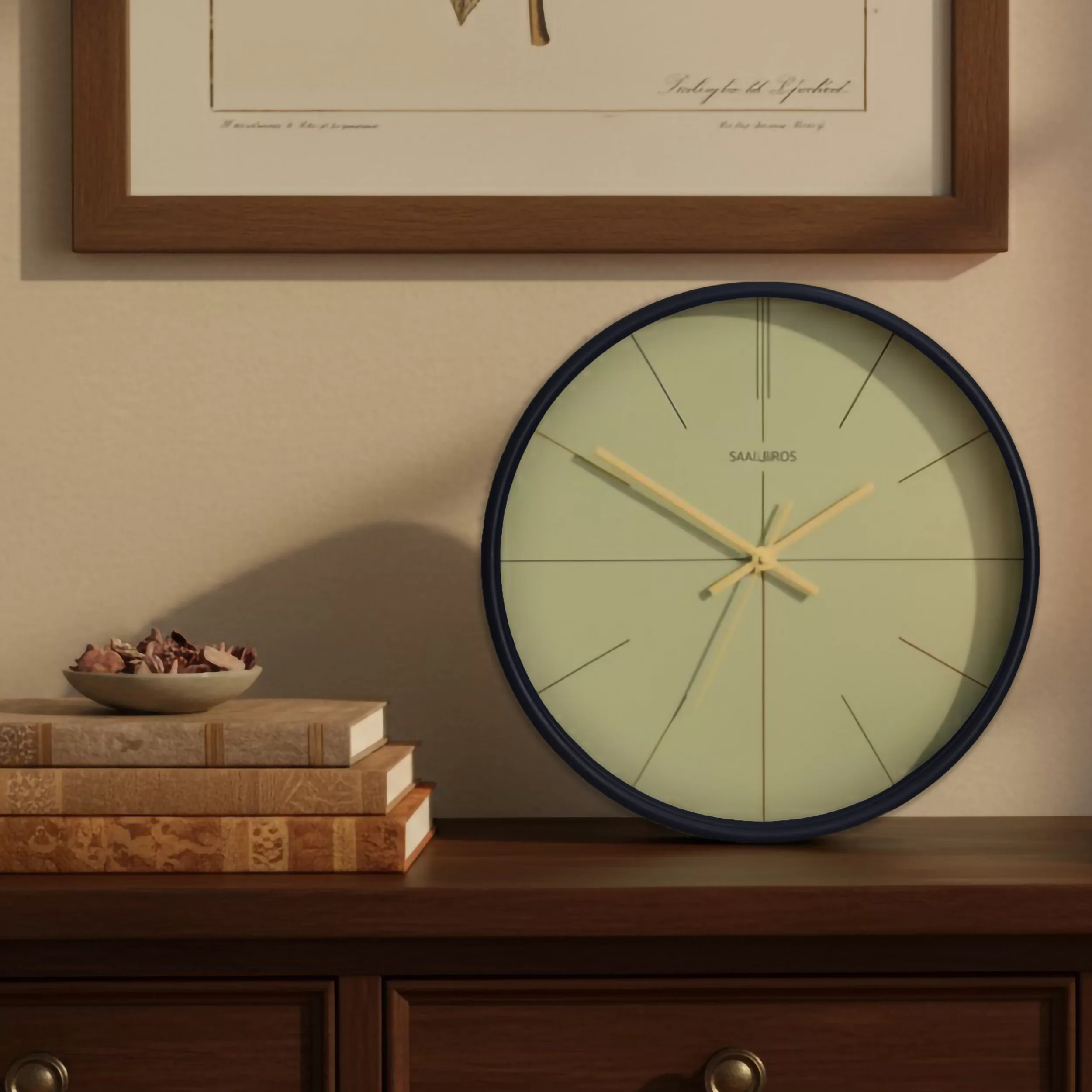 ساعت دیواری کوارتز سال بردز طرح مینیمال مدل CW-944TL