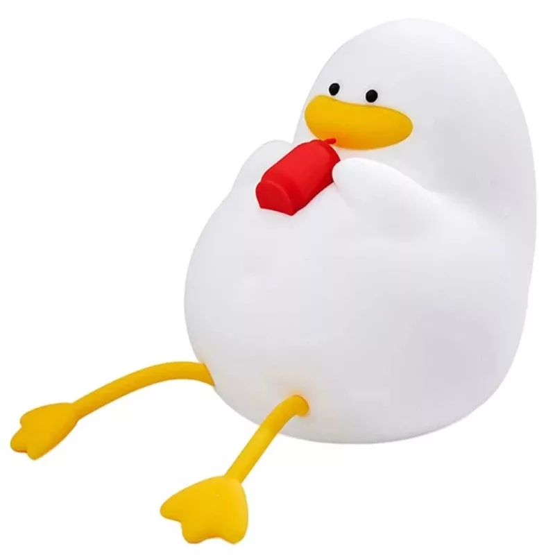 چراغ خواب کودک مدل اردک کلاه دار