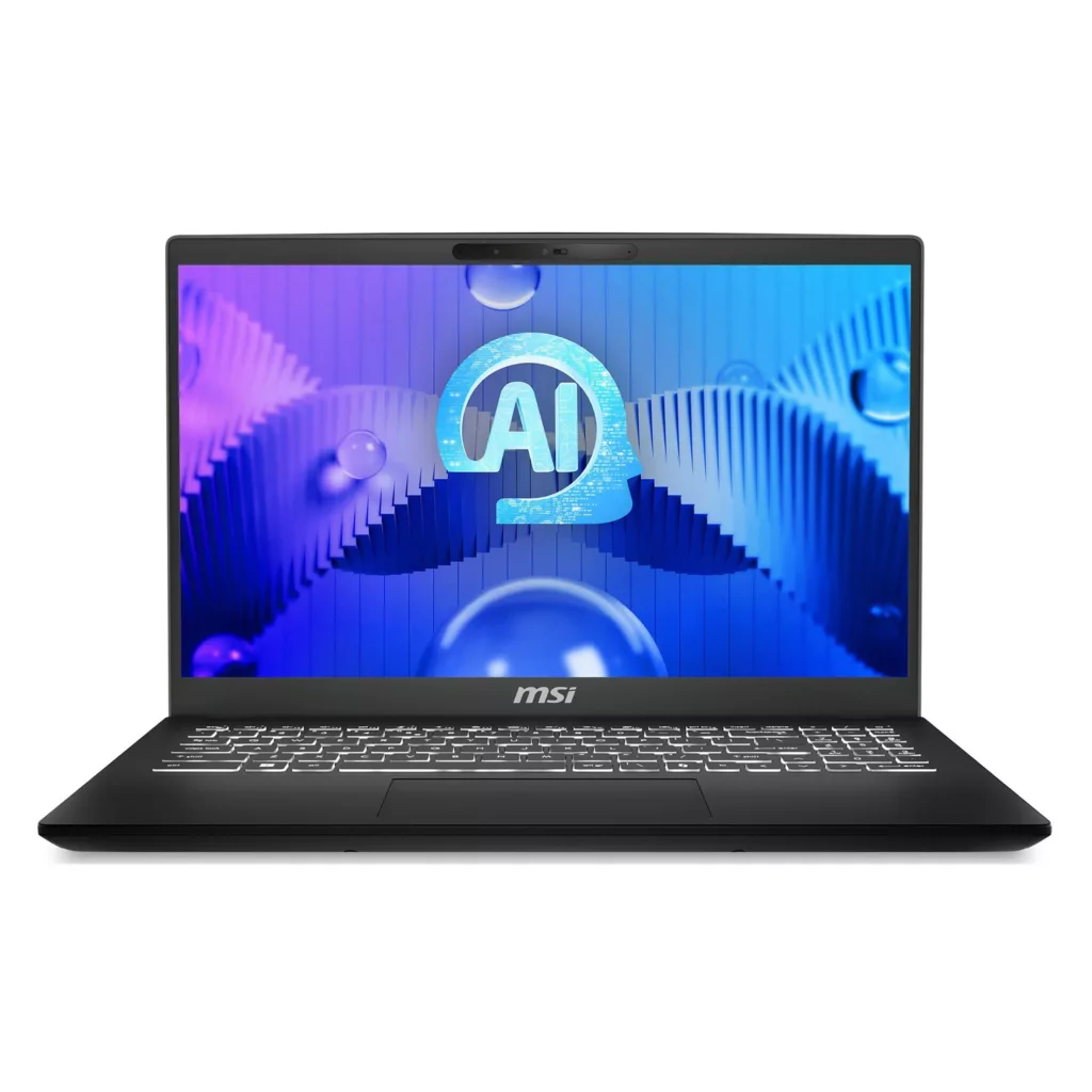 لپ تاپ 15.6 اینچی ام اس آی مدل Modern 15 H AI C1MG-Core Ultra 7-16GB DDR5-1TB SSD-IPS