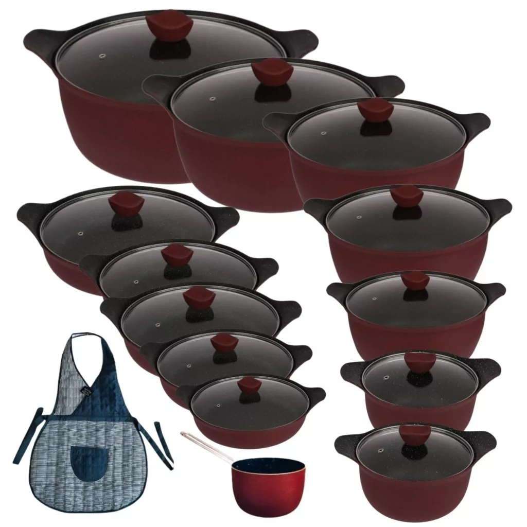 سرویس قابلمه گرانیتی 26 پارچه مدل bst26