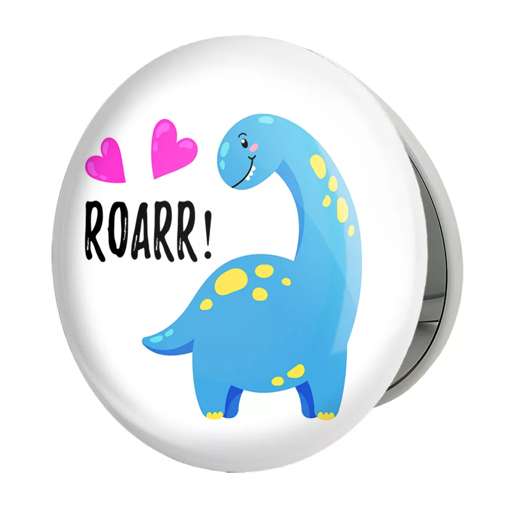 آینه جیبی خندالو طرح دایناسور بامزه مدل تاشو کد 29263