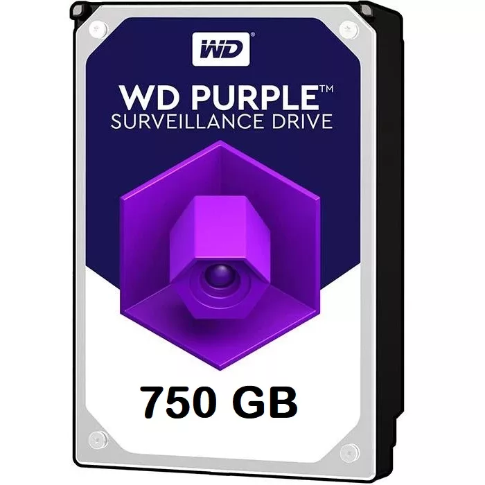 هارددیسک اینترنال وسترن دیجیتال نوع رابط SATA مدل Purple WD750PURX ظرفیت 750 گیگابایت