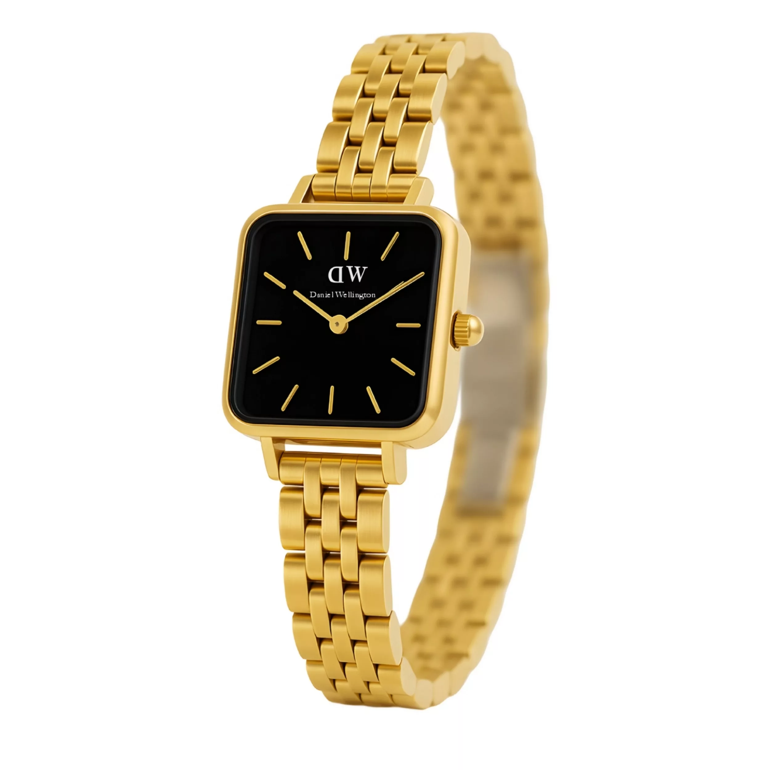 ساعت مچی عقربه‌ای کوارتز زنانه دنیل ولینگتون مدل صفحه مربعی کد DW-Q-4812Quadro