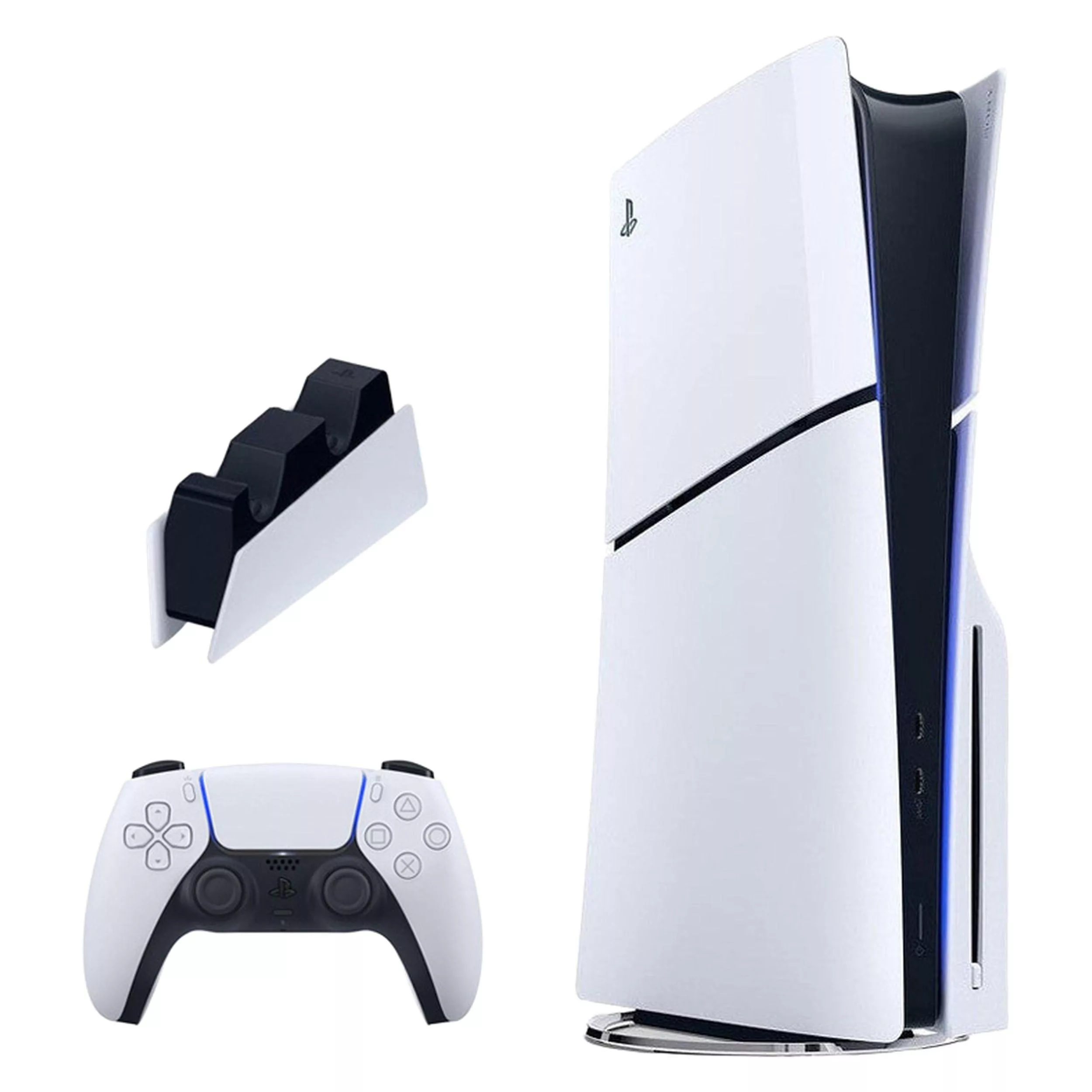 کنسول بازی سونی مدل PlayStation 5 Slim ظرفیت یک ترابایت ریجن 2016A اروپا به همراه پایه شارژر کنسول بازی سونی مدل PlayStation 5 Slim ظرفیت یک ترابایت ریجن 2016A اروپا به همراه پایه شارژر