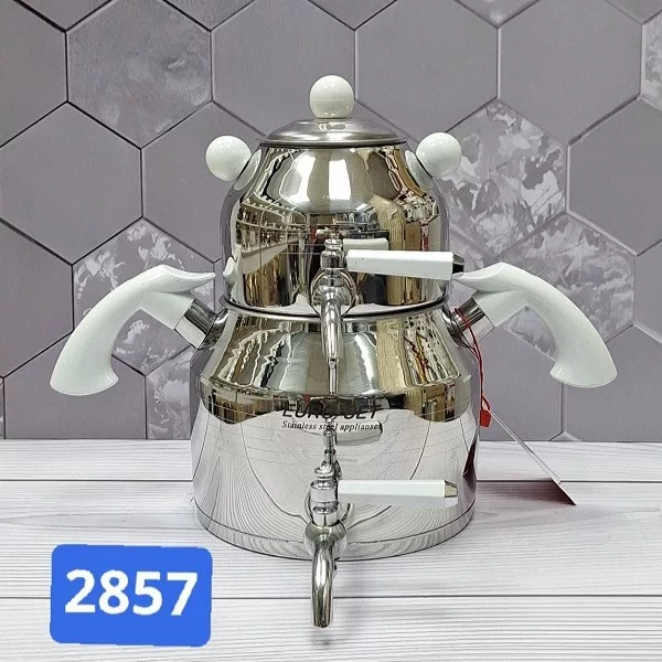 ست کتری و قوری یوروست کد 2857 گنجایش کتری 3 لیتر گنجایش قوری 1 لیتر