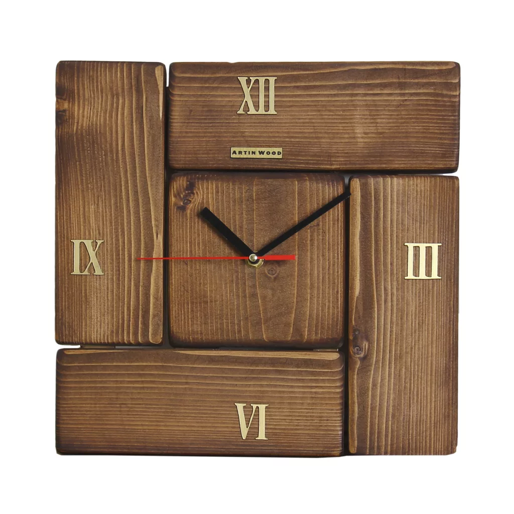 ساعت دیواری مدل روستیک کد CW1202br