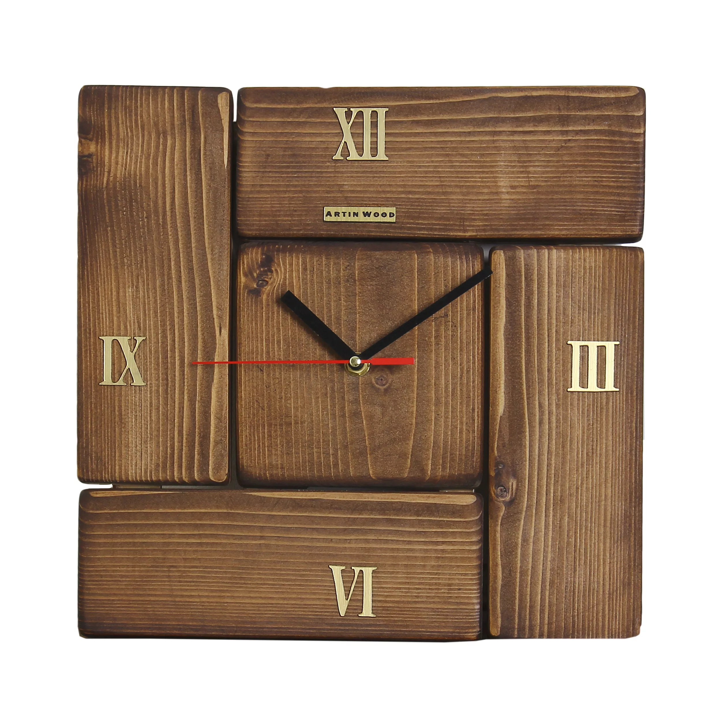 ساعت دیواری مدل روستیک کد CW1202br