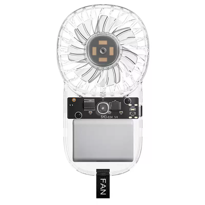 پنکه دستی مدل  TRASNPARENT CARD FAN