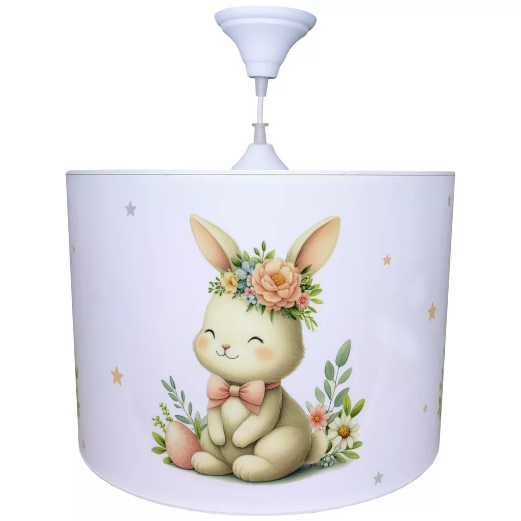 لوستر کودک مدل خرگوش و گل