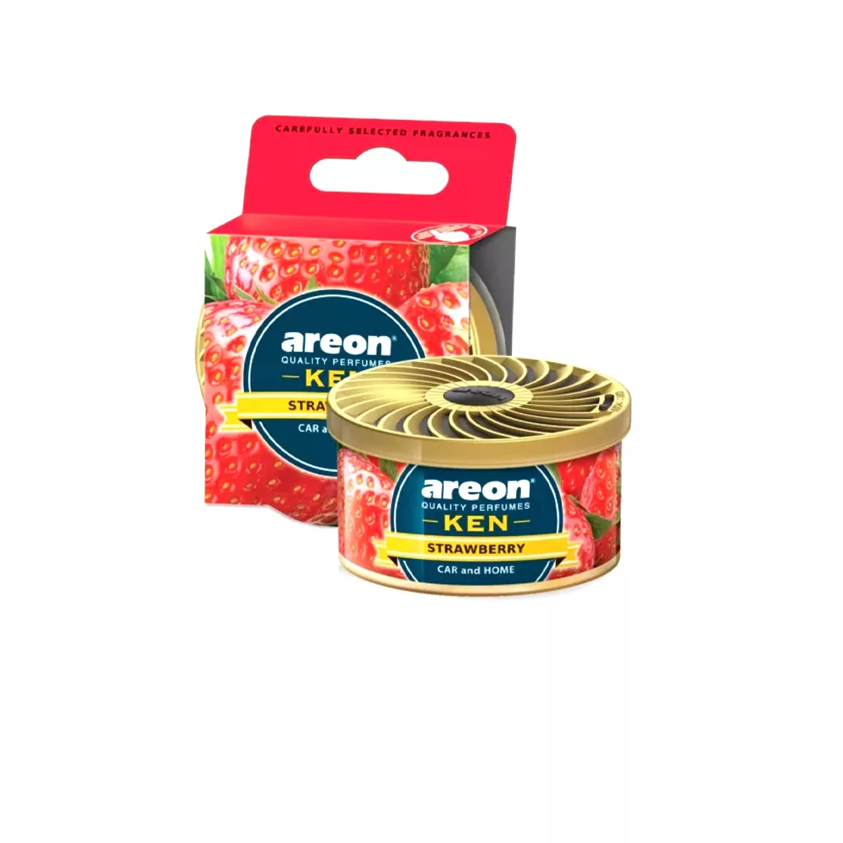 خوشبوکننده خودرو آرئون مدل ken با رایحه توت فرنگی وزن 30 گرم