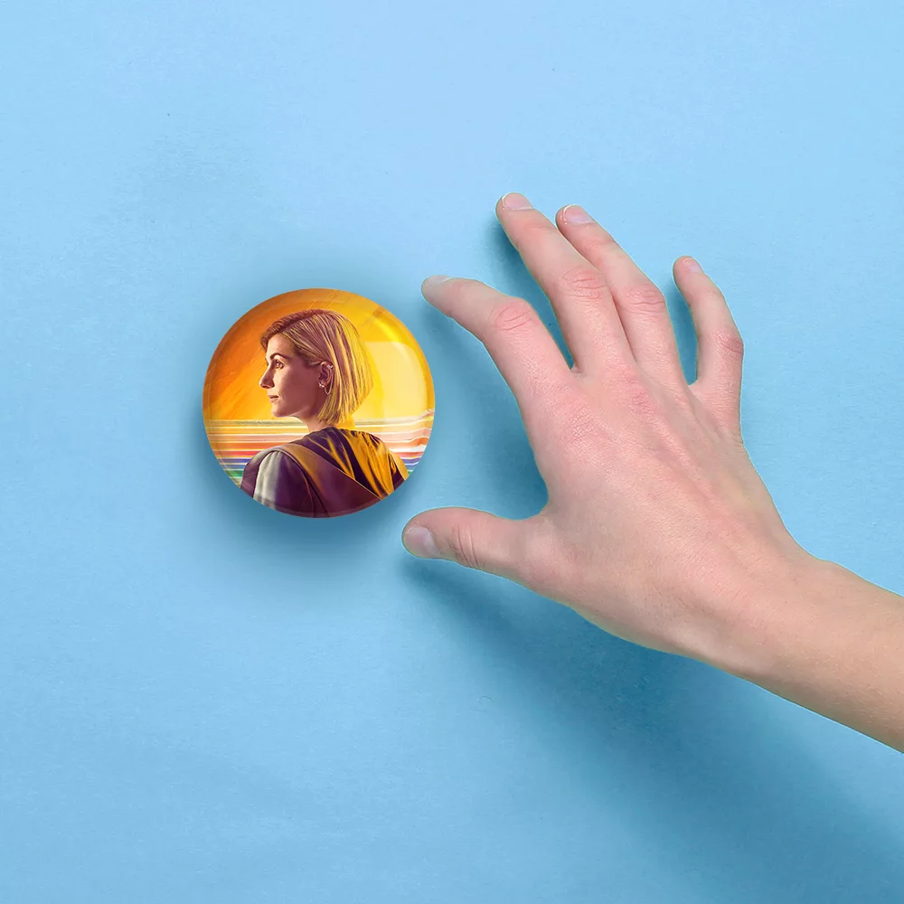 آینه جیبی خندالو مدل سریال داکتر هو Doctor Who کد 29758