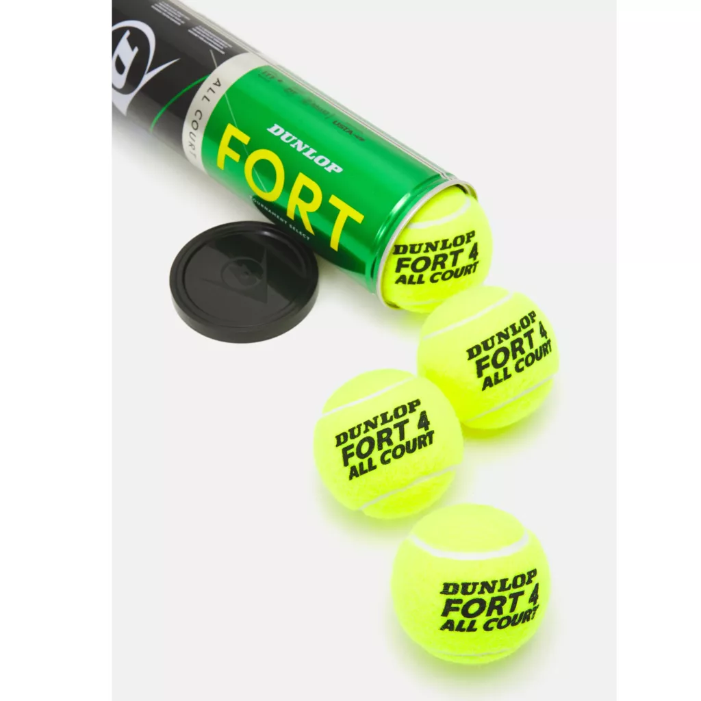 توپ تنیس دانلوپ مدل FORT بسته 4 عددی