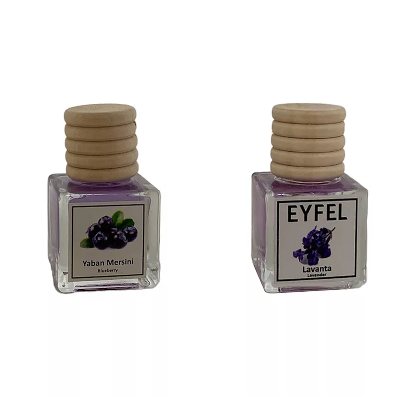 خوشبوکننده خودرو مدل بلوبری و لوندر حجم 10 میلی لیتر مجموعه 2 عددی