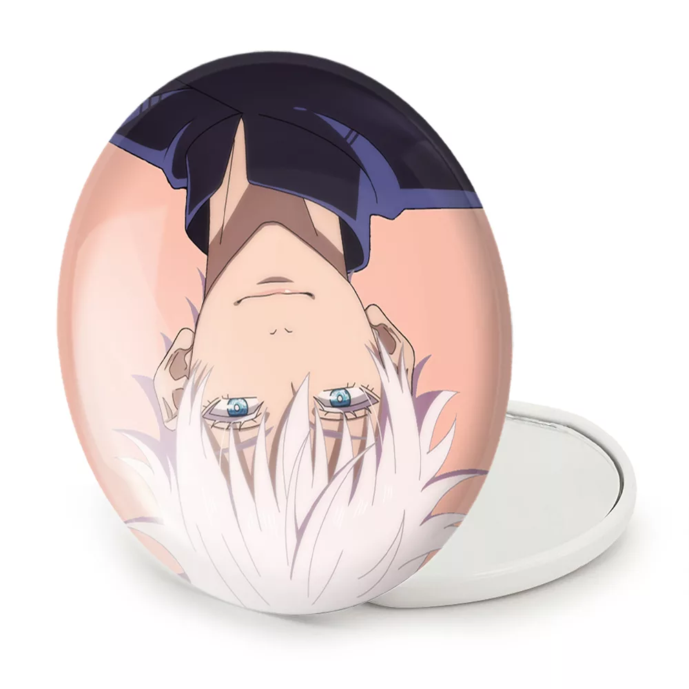 آینه جیبی خندالو طرح گوجو ساتورو انیمه جوجوتسو کایزن Jujutsu Kaisen مدل تاشو کد 30175