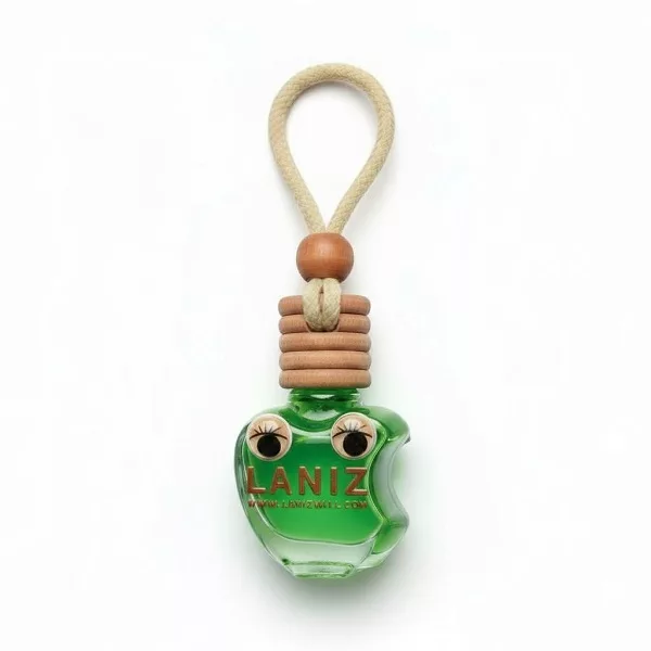 خوشبوکننده خودرو لانیز مدل سیب با رایحه گل شاه‌پسند حجم 12میلی‌لیتر