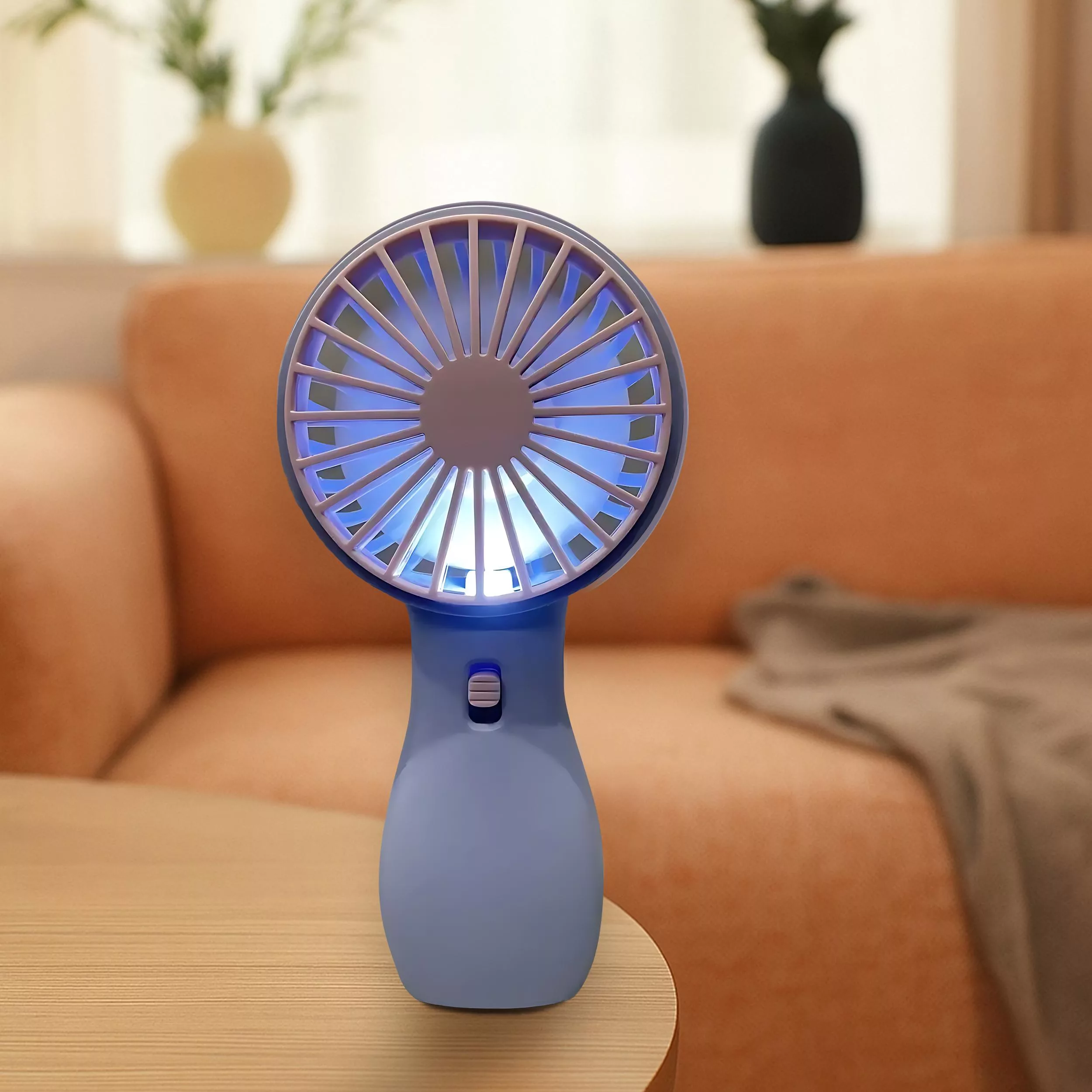 پنکه دستی مدل چراغ دار کد SQ2238