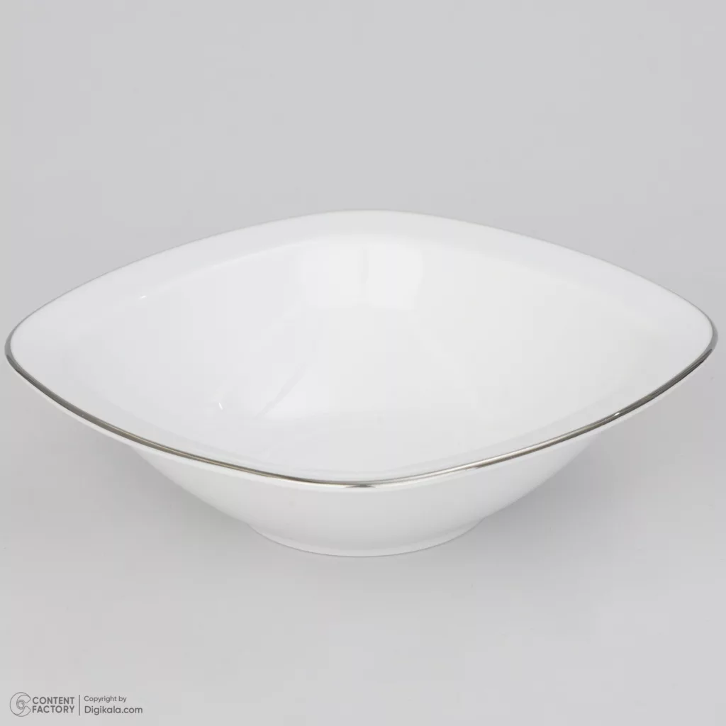 سرویس چینی 27 پارچه غذاخوری چینی زرین ایران سری کواترو مدل سمن درجه عالی