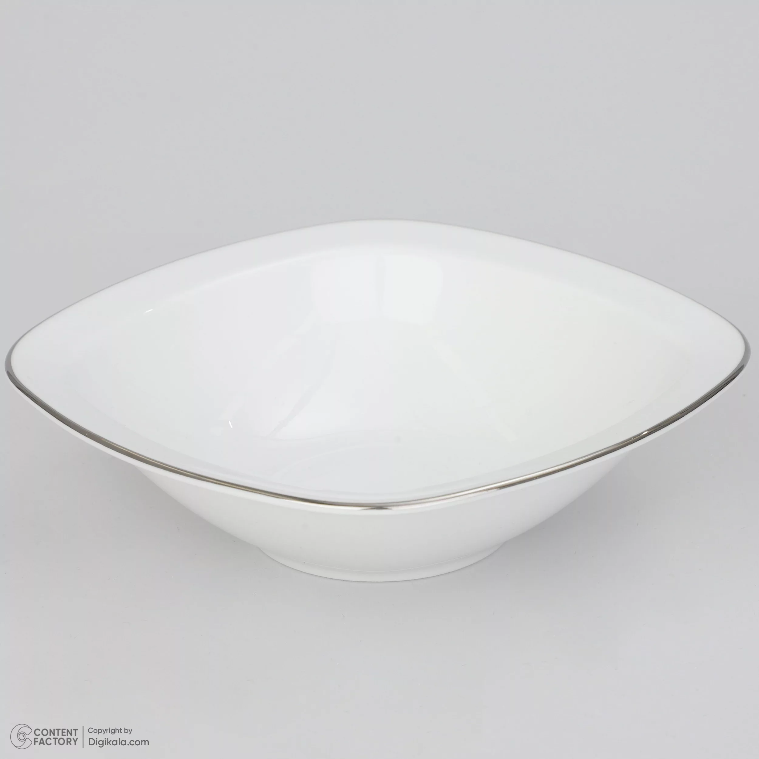 سرویس چینی 27 پارچه غذاخوری چینی زرین ایران سری کواترو مدل سمن درجه عالی