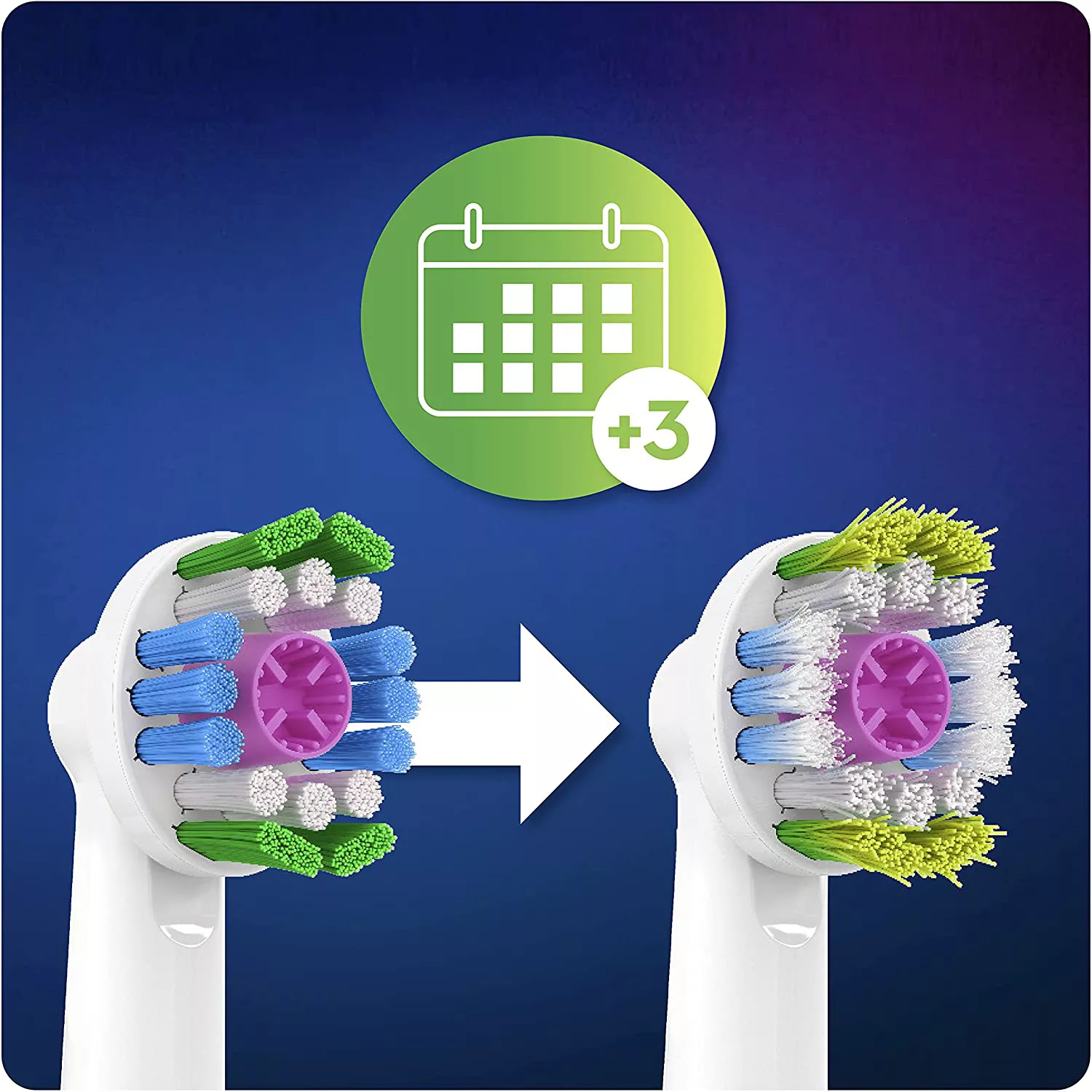 سری یدک مسواک برقی اورال-بی مدل 3D