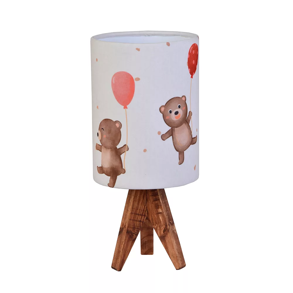 آباژور رومیزی کودک مدل خرس و بادکنک