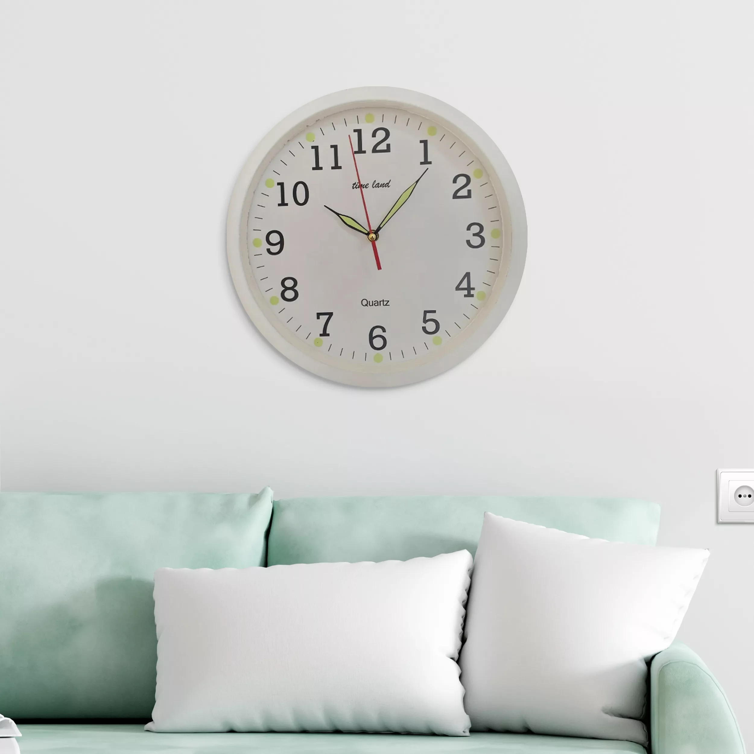 ساعت دیواری تایم لند مدل شبنما کد 402111