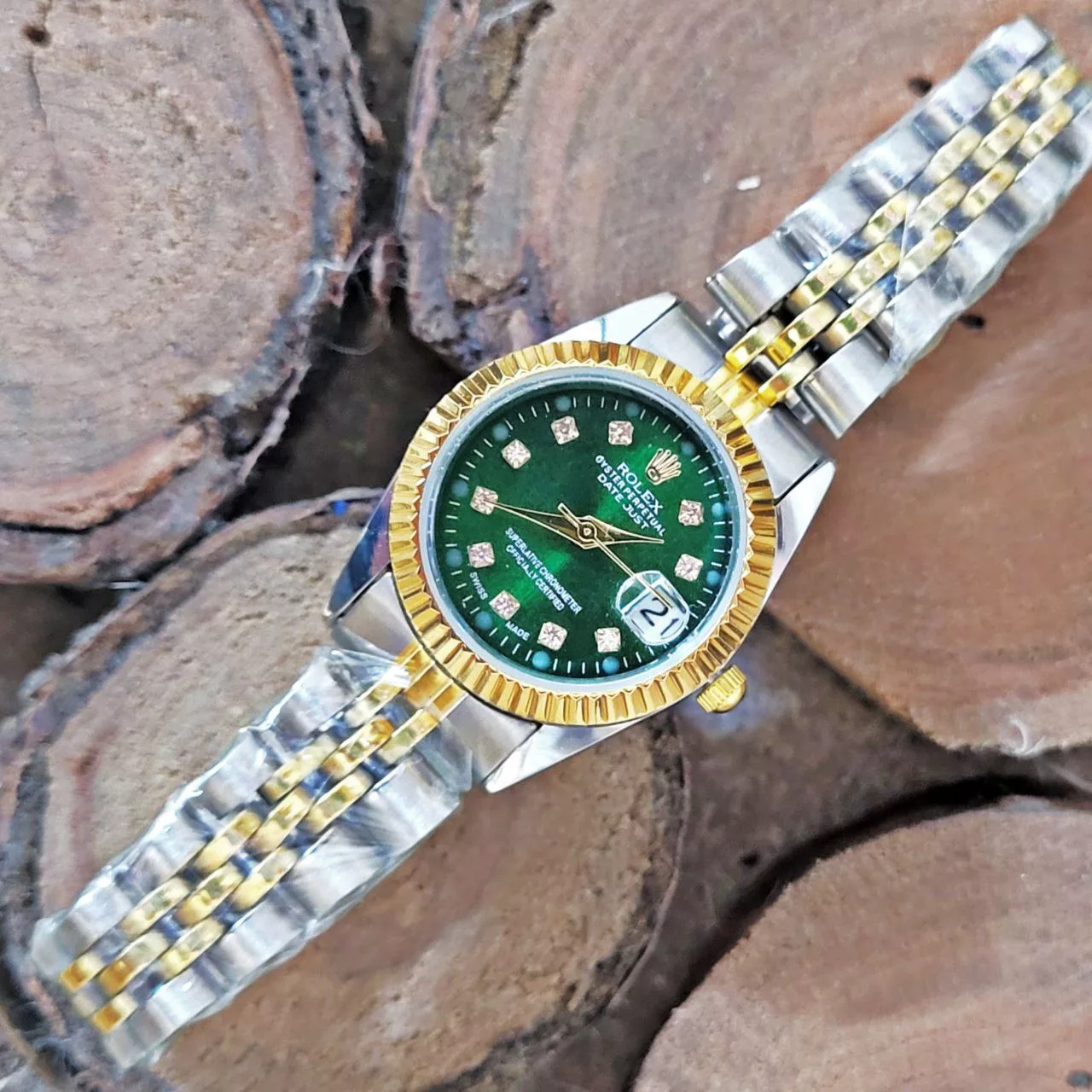 ساعت مچی عقربه ای زنانه مدل دیت جاست کد sbz3