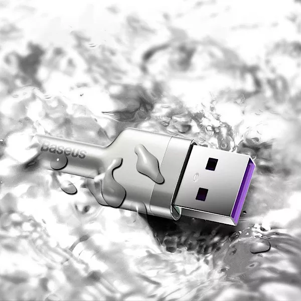 کابل تبدیل USB به USB-C بیسوس مدل CAKF000201 66W طول 2 متر