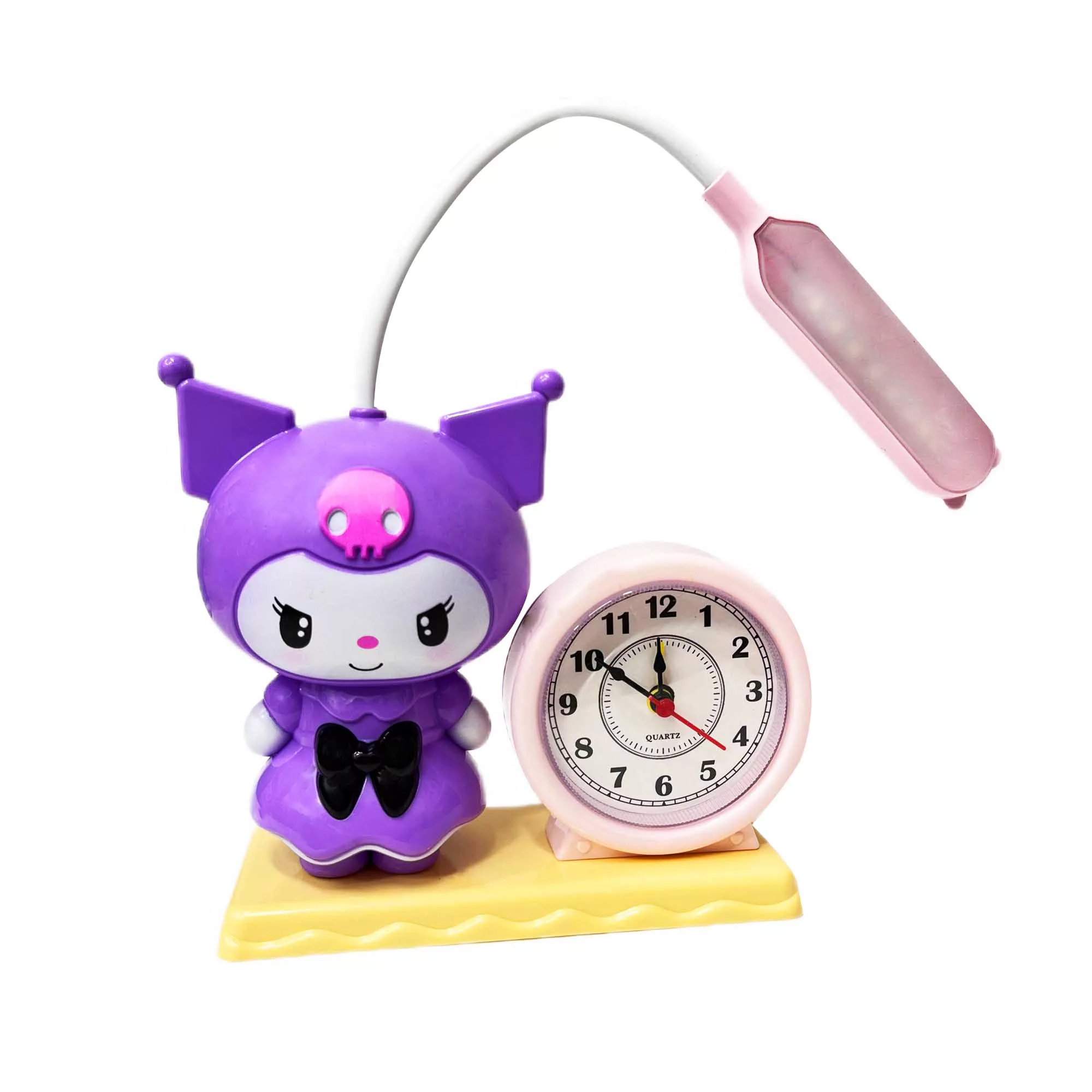 چراغ خواب اتاق کودک مدل کرومی عروسکی به همراه ساعت کد 54