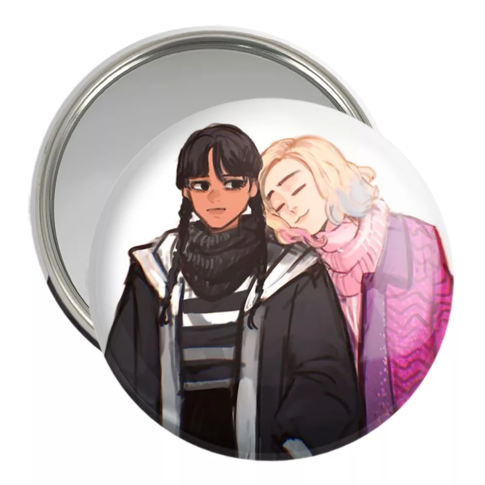 آینه جیبی خندالو مدل سریال ونزدی Wednesday کد 25197