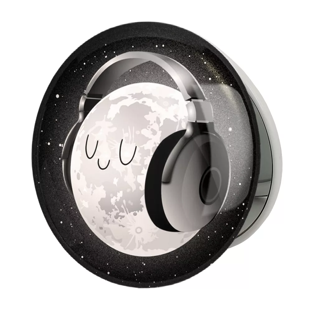 آینه جیبی خندالو طرح ماه مدل تاشو کد 29612