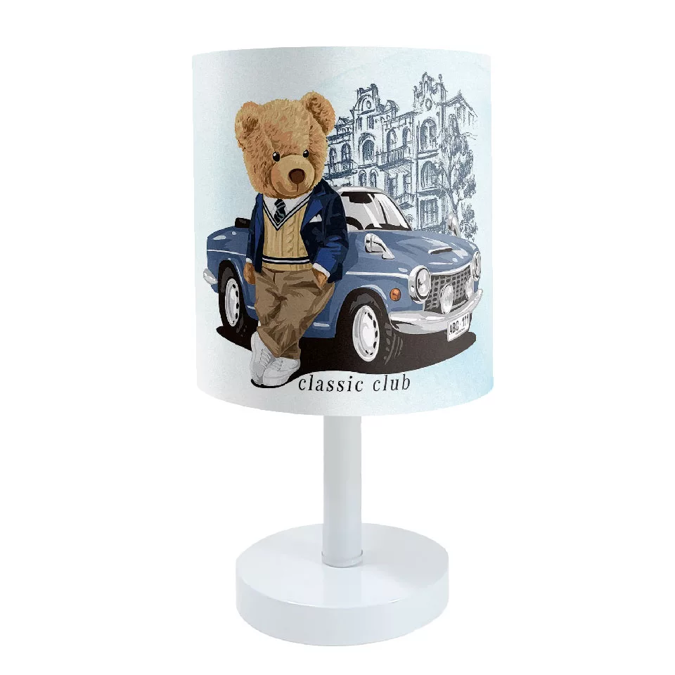 آباژور کودک طرح خرس تدی و ماشین مدل BS-035