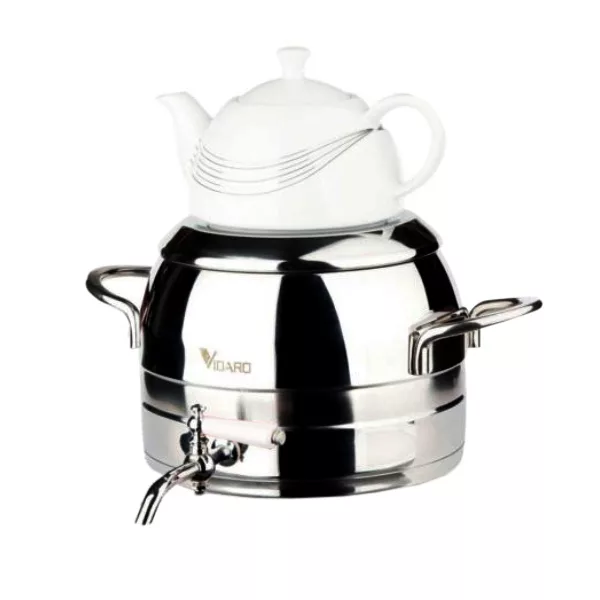 ست کتری و قوری ویدارو مدل V-2502 گنجایش کتری 6 لیتر و گنجایش قوری 0.9 لیتر