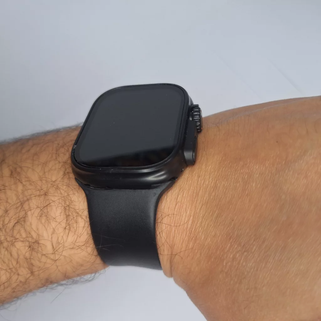 ساعت هوشمند 49 میلیمتری مدل HK10 ultra3 با بند سیلیکونی