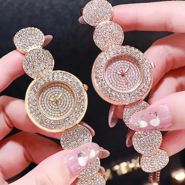 ساعت مچی عقربه ای زنانه مدل لاکچری کد 01