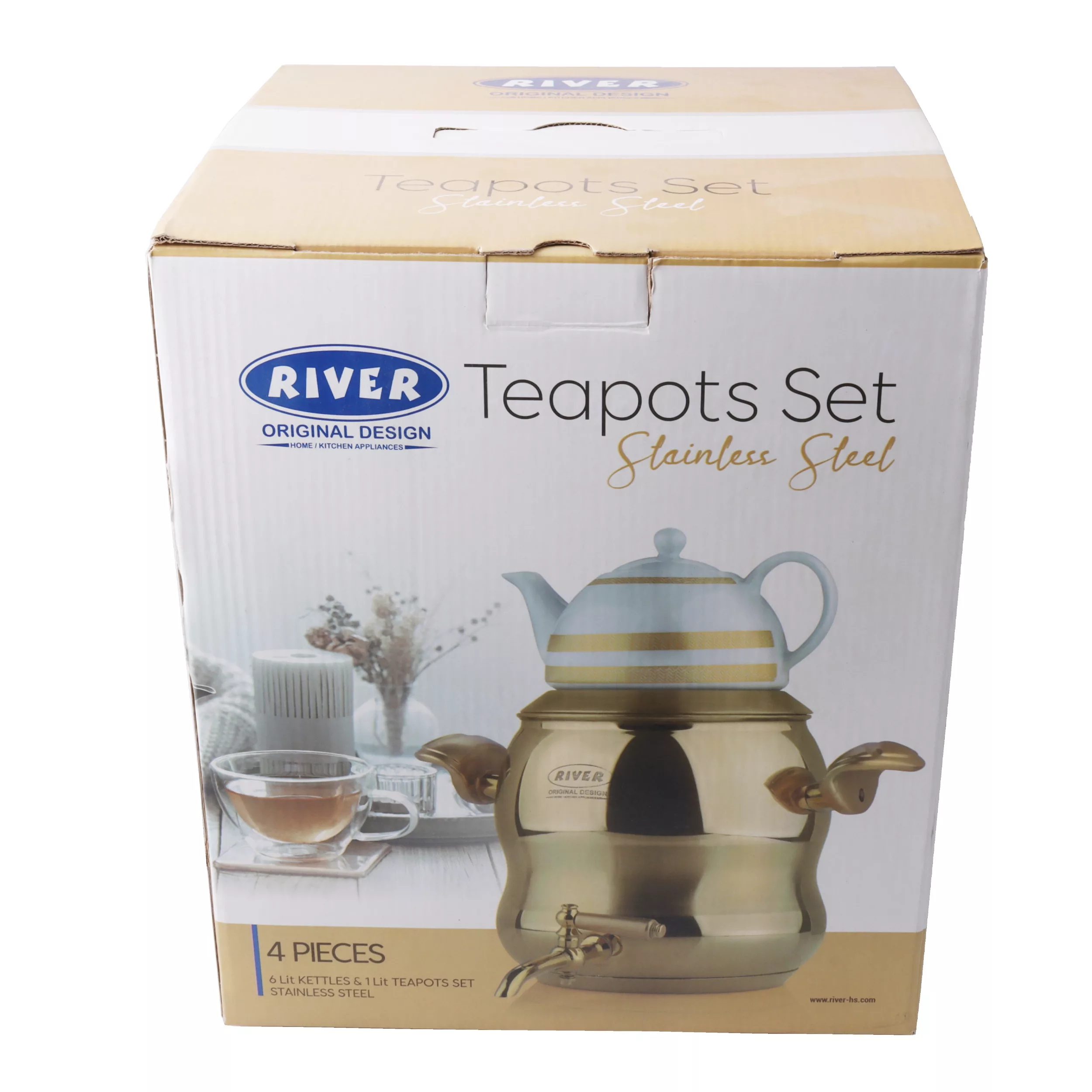 ست کتری و قوری ریور کد 2156