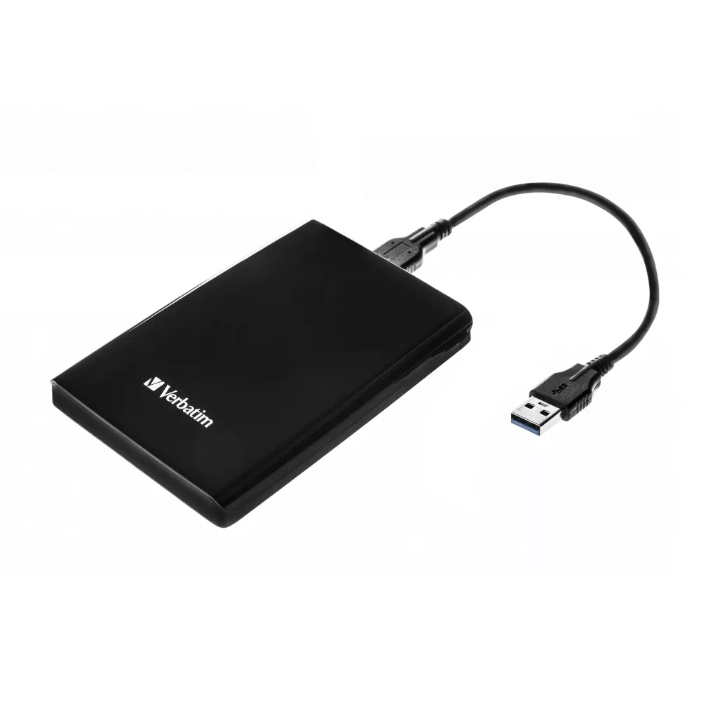 هارد اکسترنال ورباتیم مدل Store 'n' Go SuperSpeed ظرفیت یک ترابایت دارای رابط USB Type-A 3.0