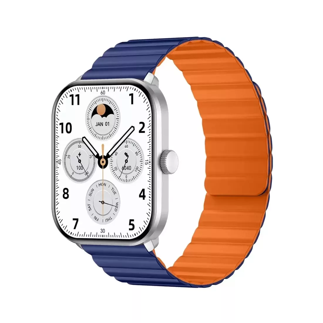 ساعت هوشمند 44 میلی متری گلوریمی مدل EMD GC PLUS با بند سیلیکونی