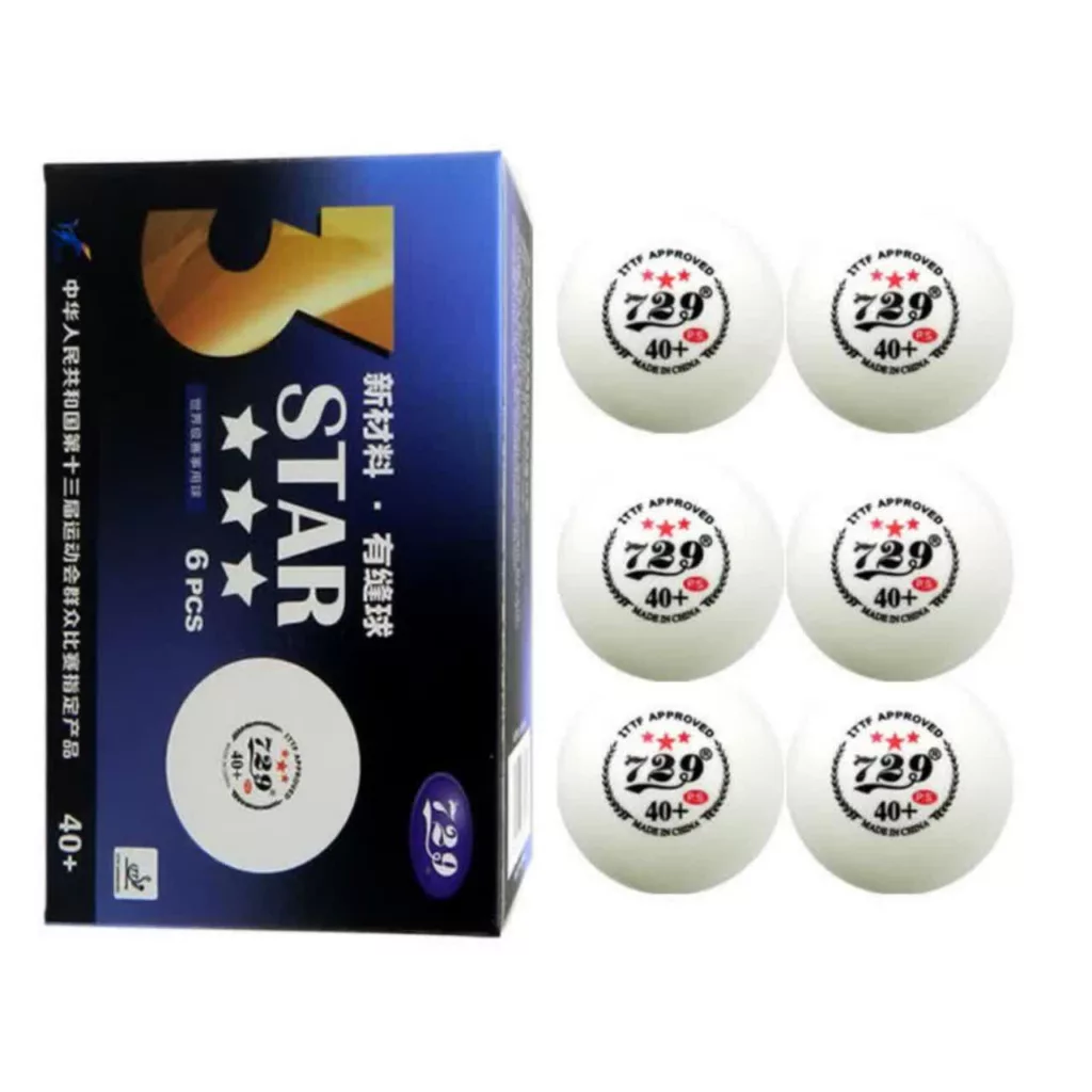 توپ پینگ پنگ 729 مدل 3 star بسته 6 عددی