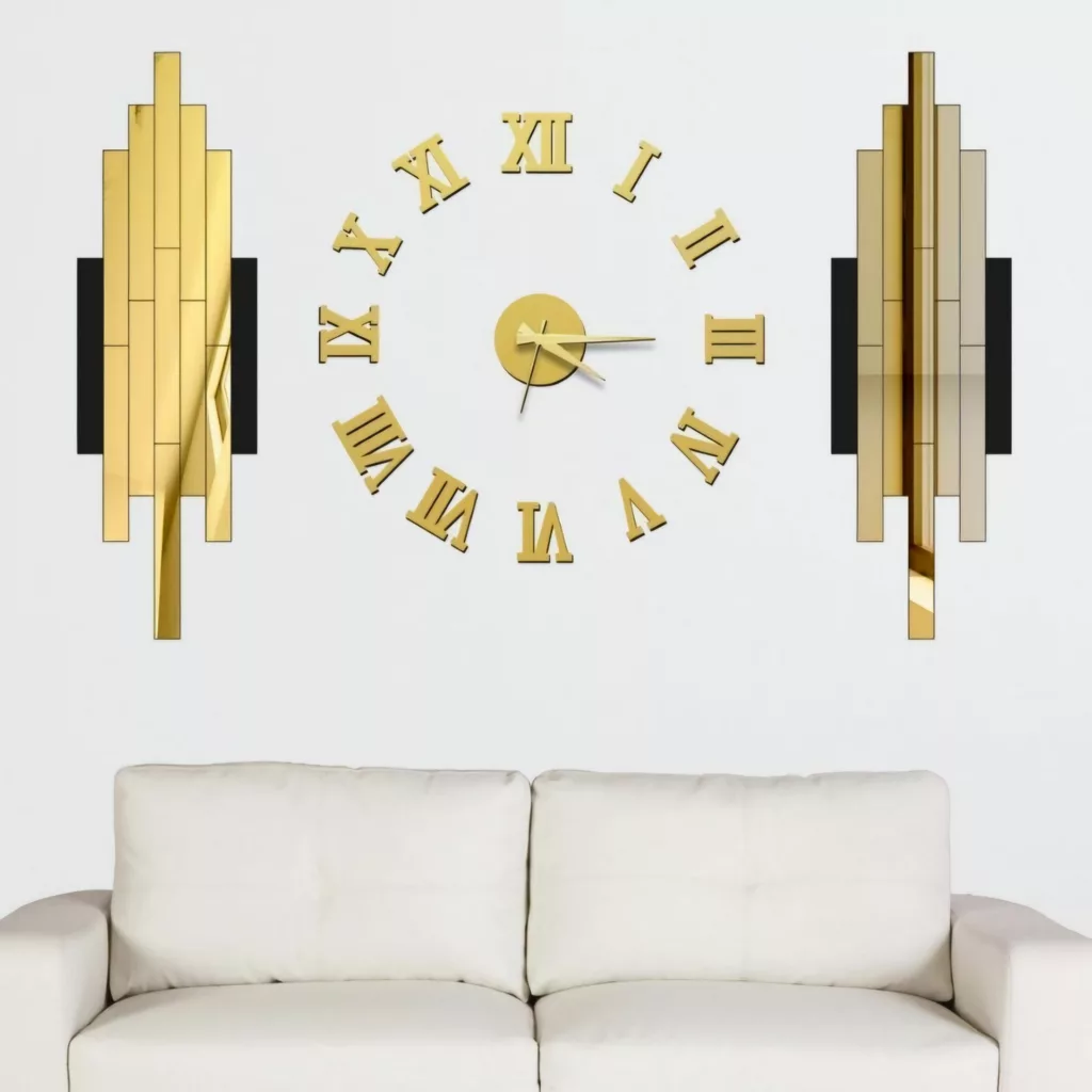 ساعت دیواری اِلیکسار مدل مجلل کد S100 به همراه تابلو